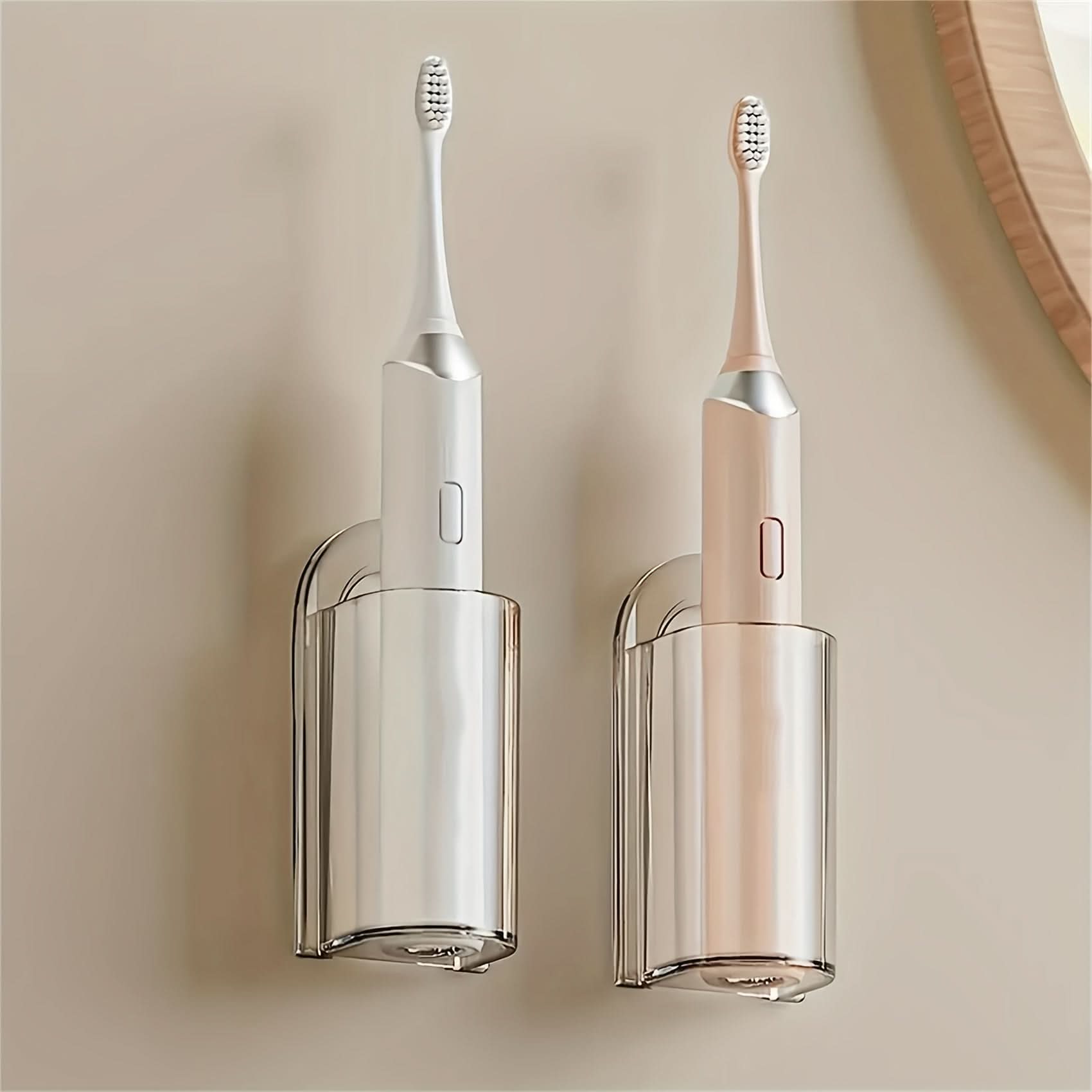 Self-Adhesive Wall-Mounted Electric Toothbrush Holder
