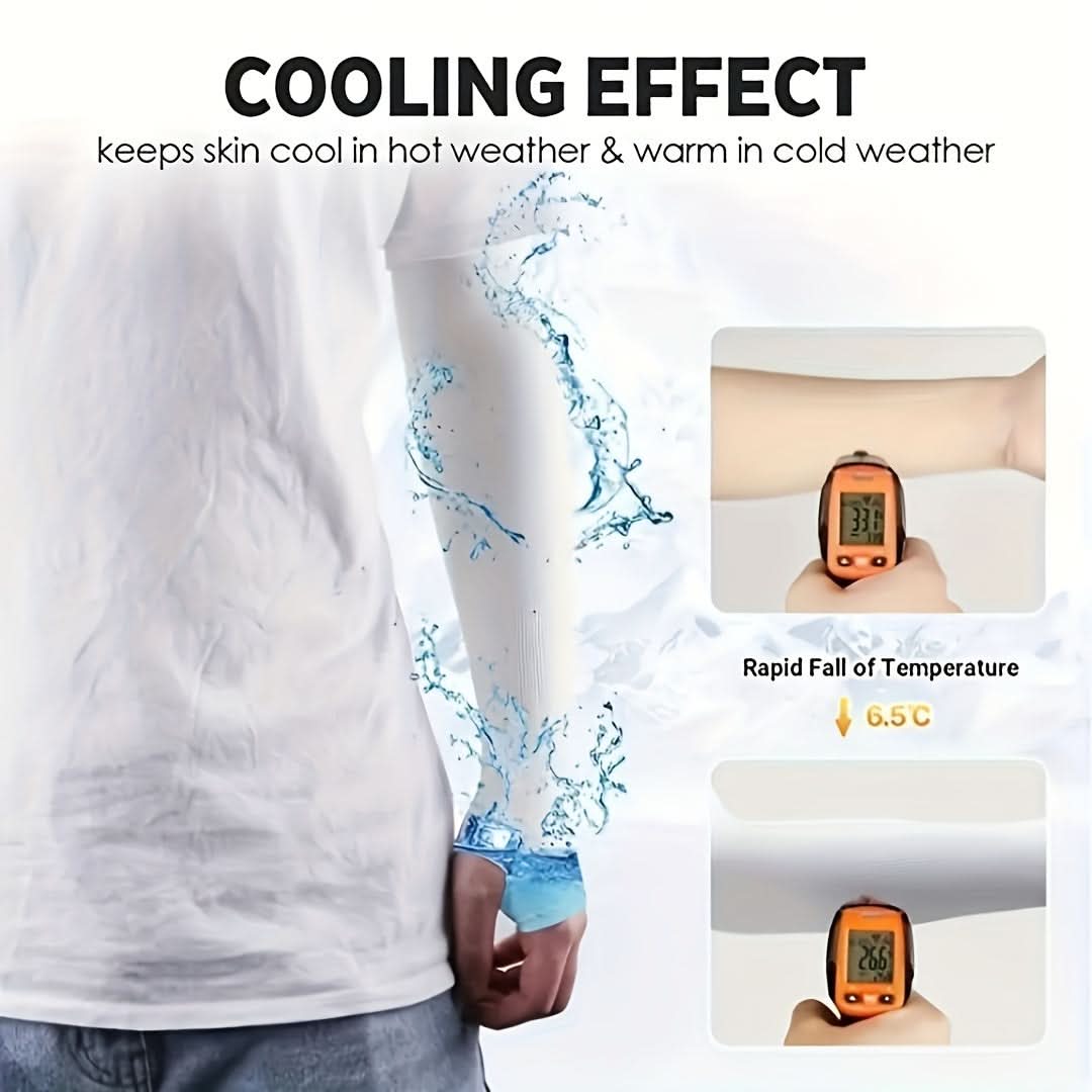 3 Pairs UV Protection Cooling Arm Sleeves