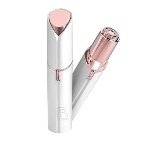 Facial Hair Remover for Women – Electric Painless, Portable, Battery-Powered (White) - Instant Delivery