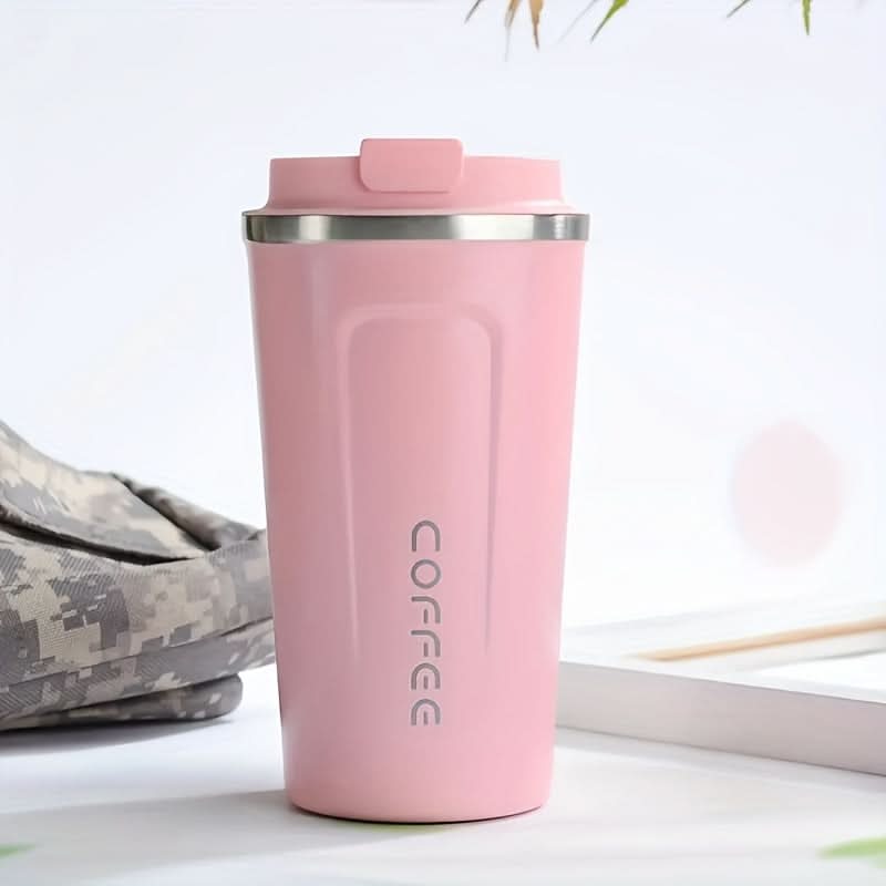 Double-Walled Insulated Stainless Steel Travel Mug - 510ml