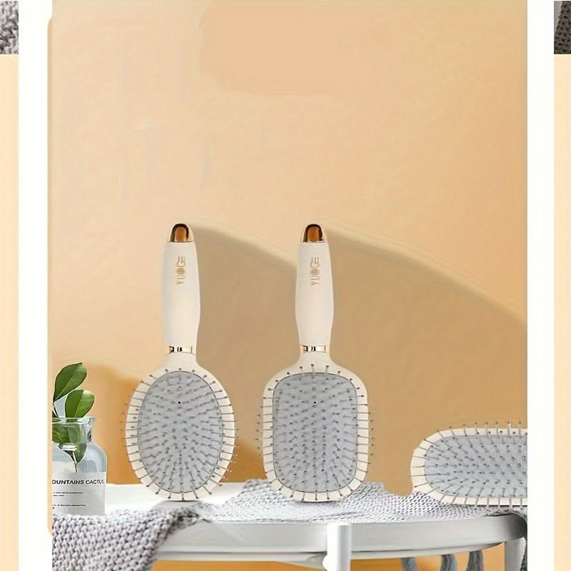Detangling Hair Brush with Scalp Massager – Styling Comb for Curly Hair