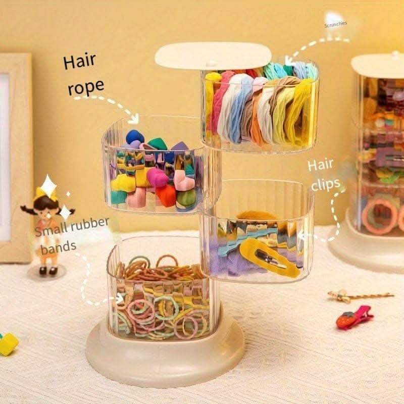 Transparent Jewelry Storage Box – Hairpins & Head Ropes