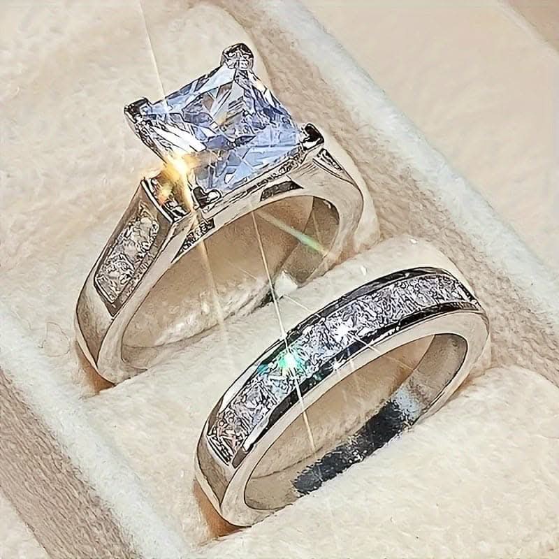 2 pcs. Enchanting Couple Ring Set