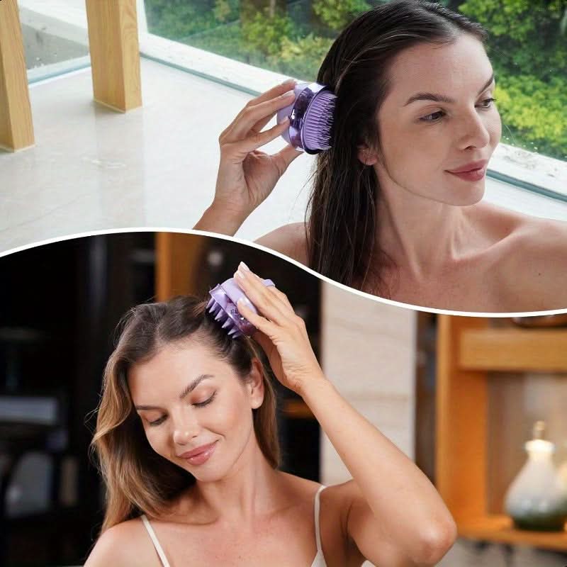 SHINLEA 2-in-1 Scalp Massager & Shampoo Brush