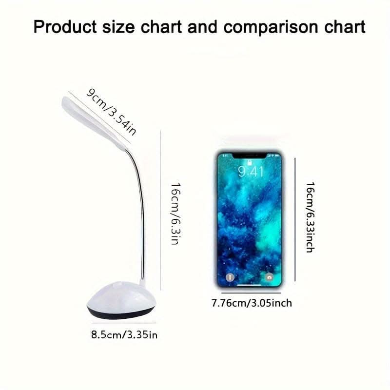 Adjustable Touch-Control LED Desk Lamp – Dimmable Study & Office Lighting