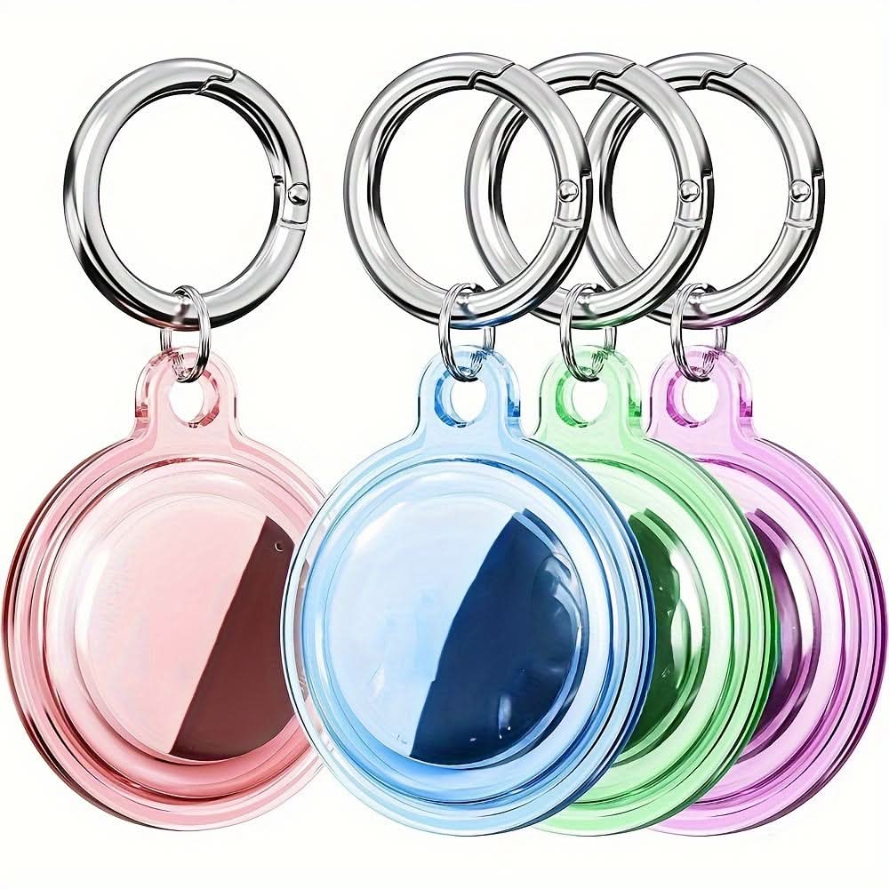 Waterproof TPU AirTag Case with Keychain