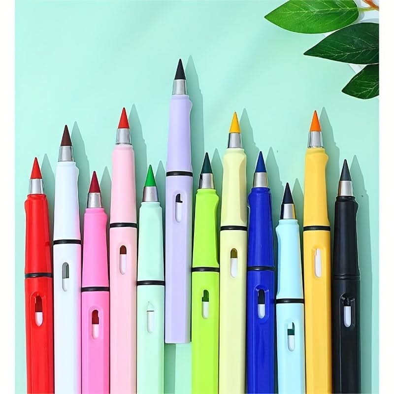 12-Color Infinity Pencil Set – Long-Lasting
