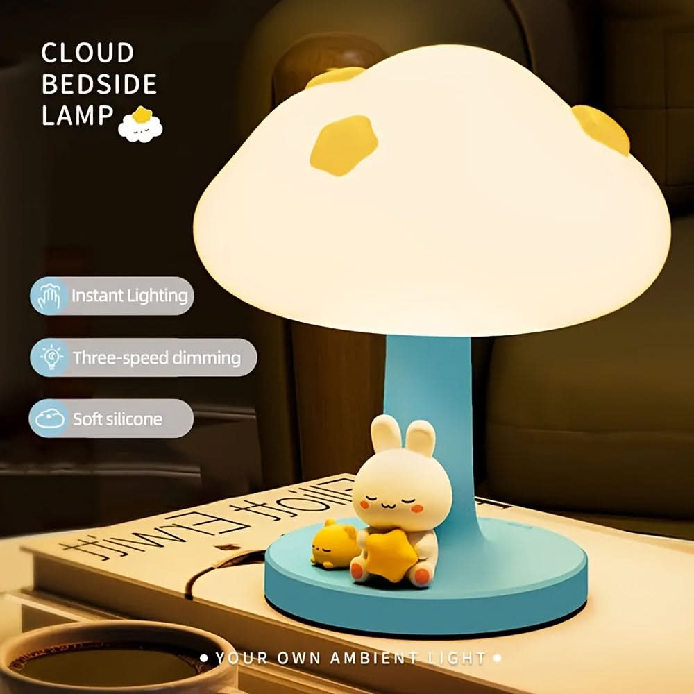 Dimmable LED Cloud Night Light with USB Charging