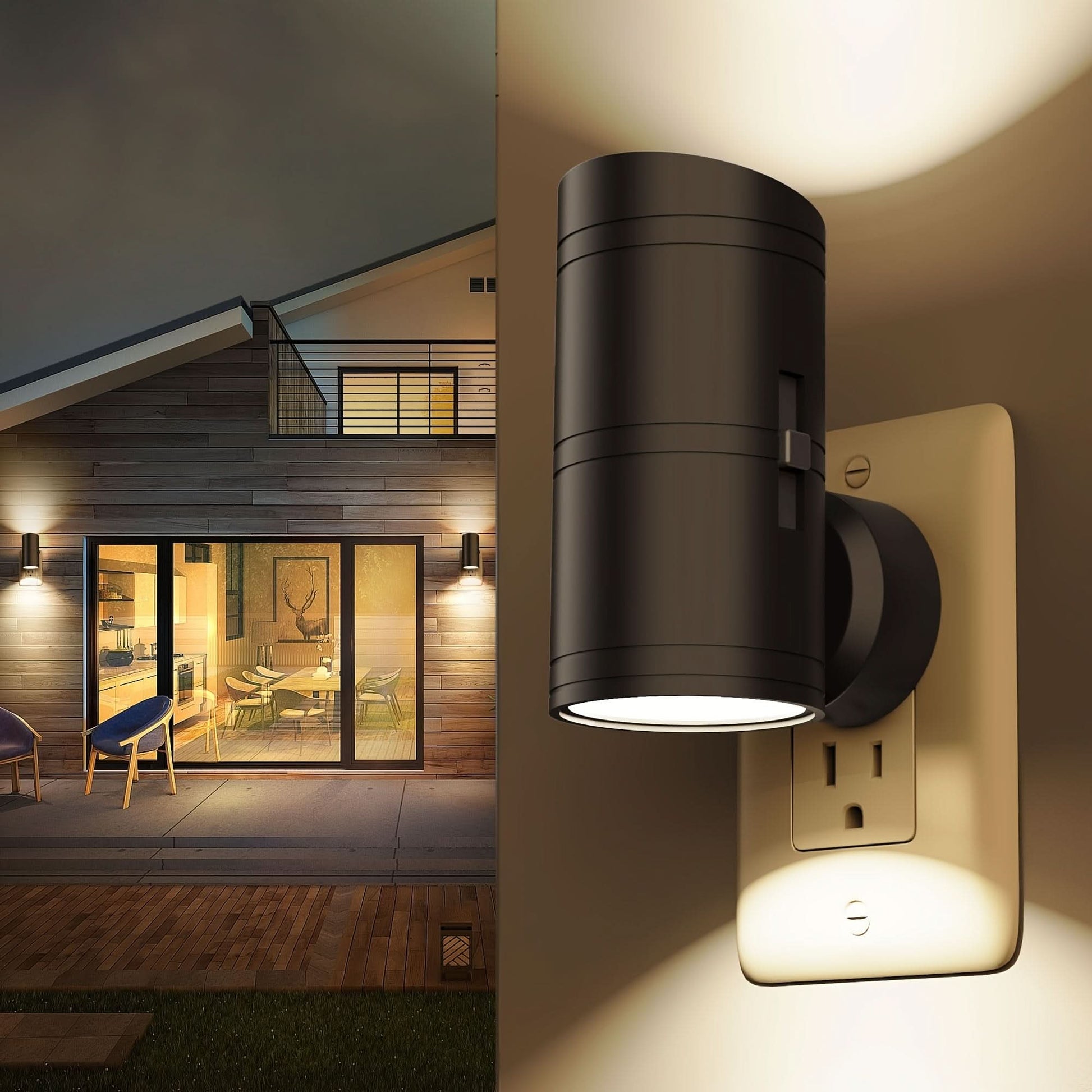 Starry Dusk to Dawn Night Lights, Dimmable