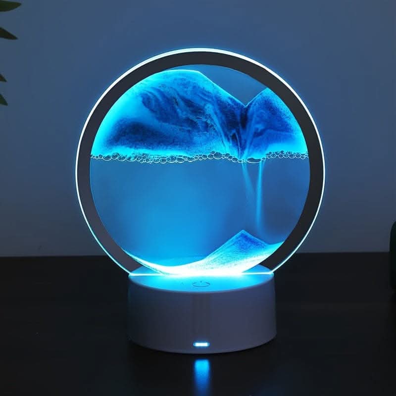 3D LED Moon Lamp with Stand – 16 Colors, Remote Control, USB Powered