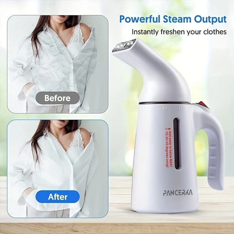 Rapid Heat-Up Handheld Garment Steamer - Ultra-Powerful & Portable