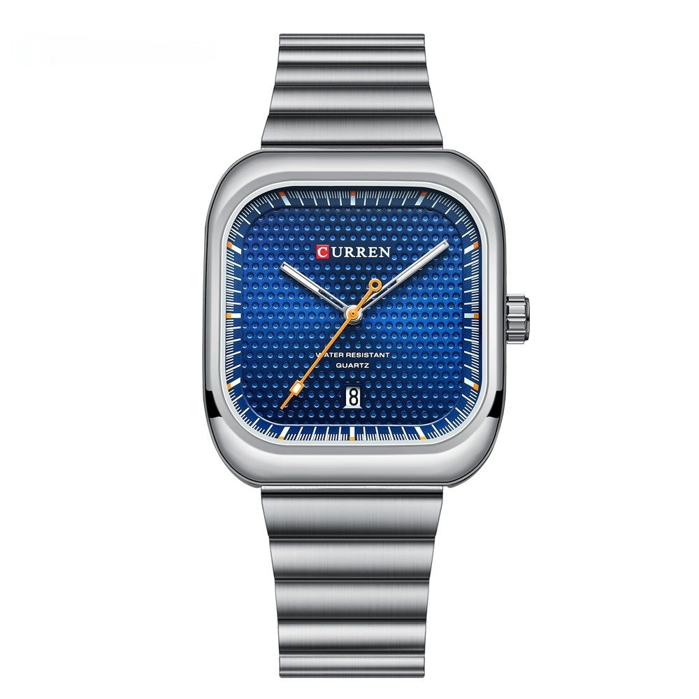 Curren 8460 Unisex Square Couples Watch for Men & Women
