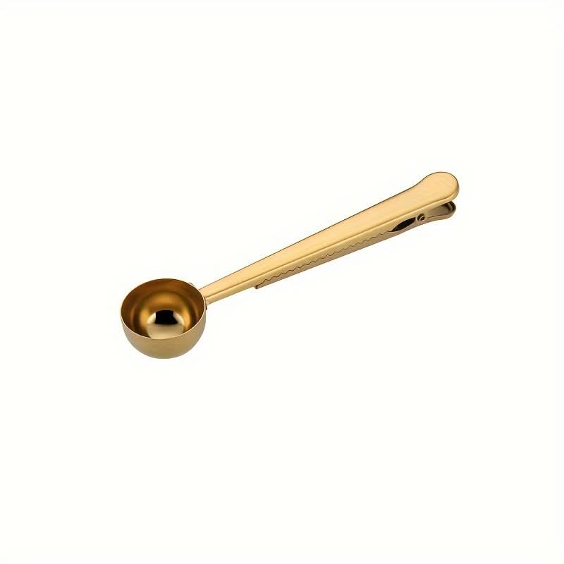 15ml Stainless Steel Coffee Scoop with Clip