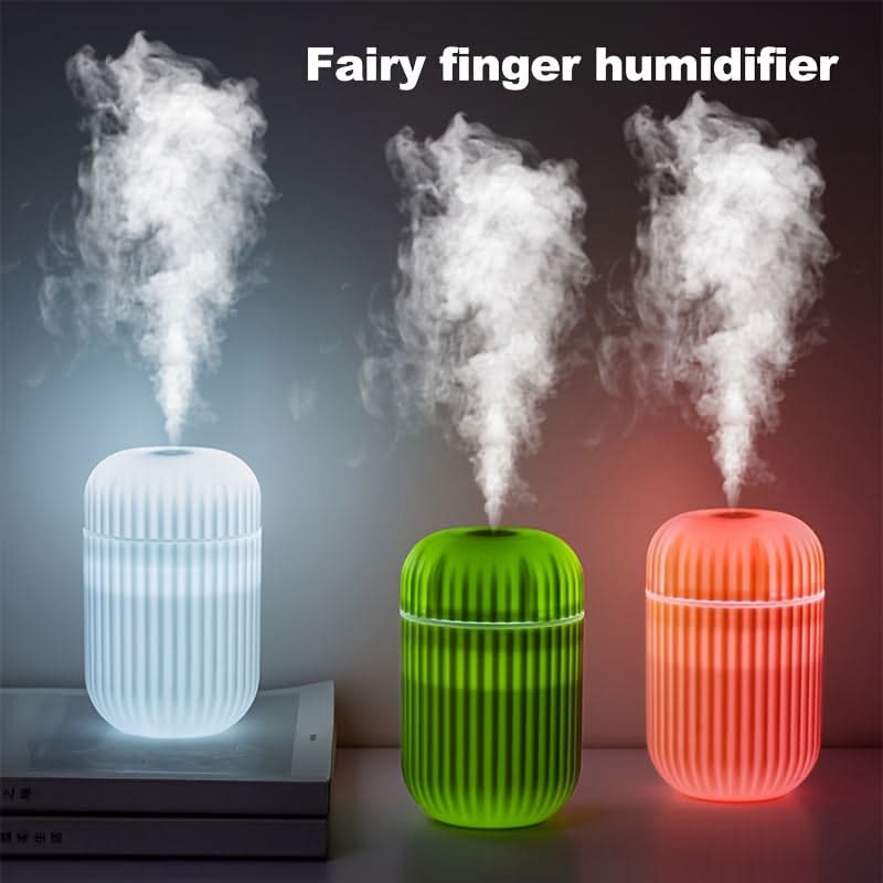 USB Mini Humidifier with Night Light & Aromatherapy