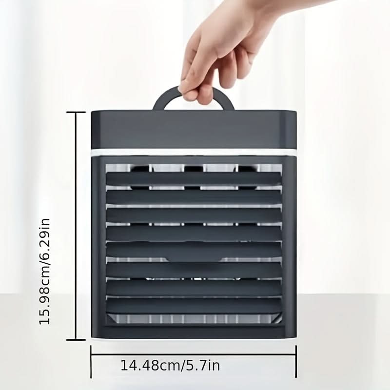 Mini Portable Air Conditioner Fan – USB Powered with 3 Speeds