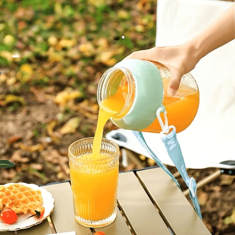 Portable Electric Juice Cup – 800ml USB Rechargeable Juicer Blender