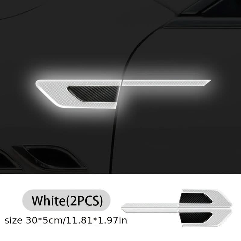 Reflective Resin Car Door Protector Strips – Anti-Collision Safety Decals