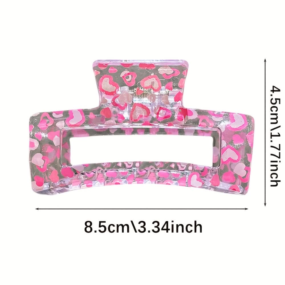 6-Piece Square Hair Clip Set for Women – Minimalist, Strong Hold