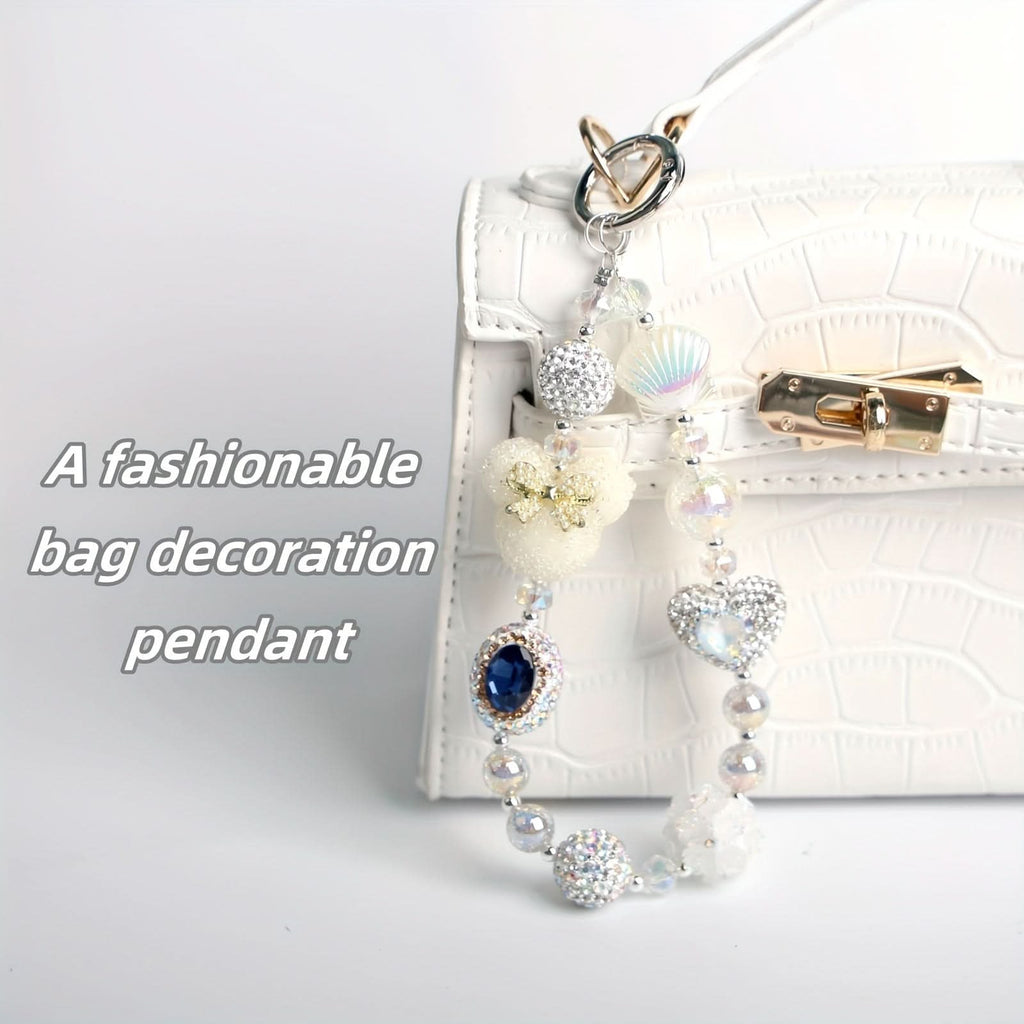 White Mobile Phone Chain – Women's Anti-Loss Wristband