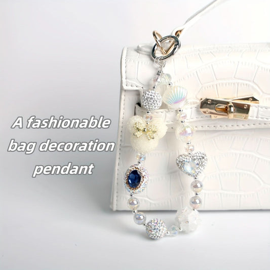 White Mobile Phone Chain – Women's Anti-Loss Wristband