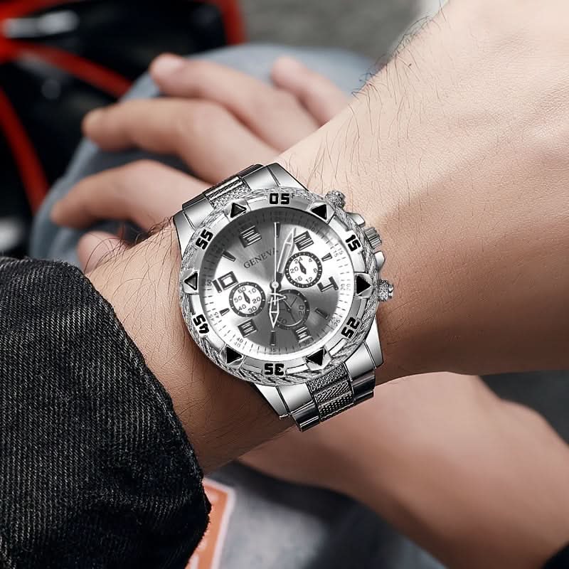 Stylish Men's Quartz Watch – Simple Elegance with Date Feature