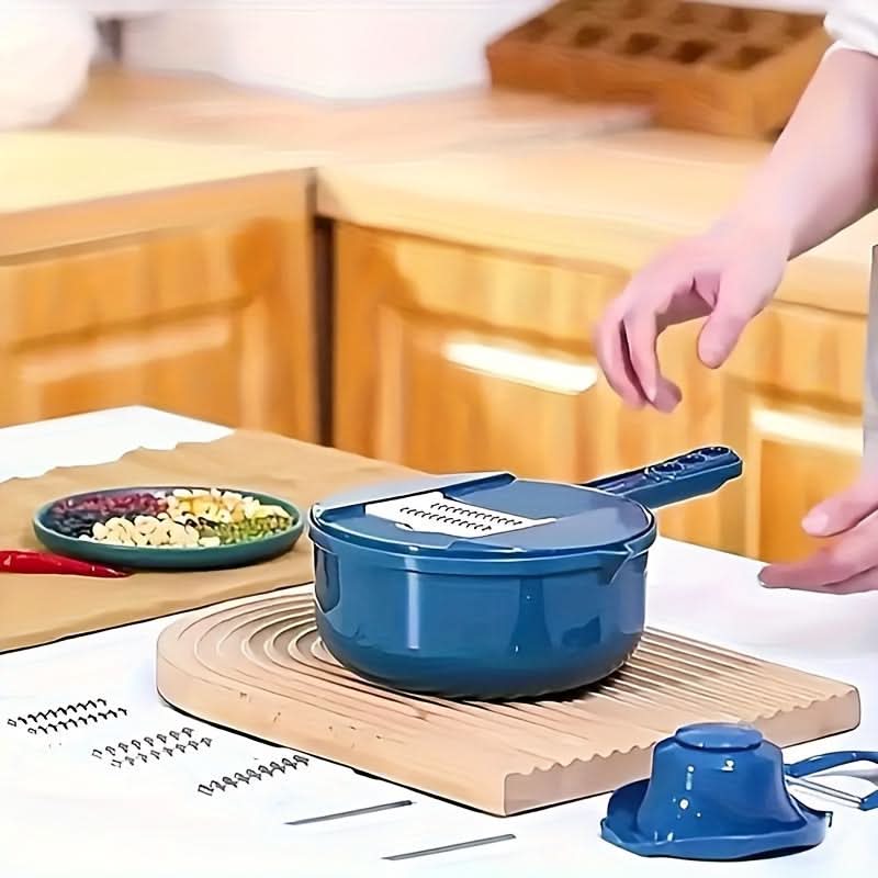 12-in-1 Vegetable Chopper with Stainless Blades