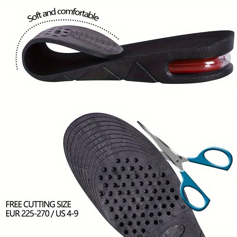 Adjustable Height Increase Insoles for Men & Women