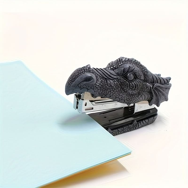Dragon Head Resin Stapler - Fun Office Decor