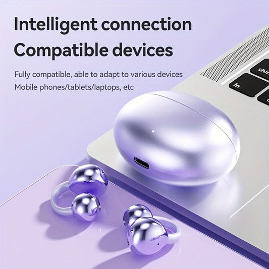 Wireless Earphones with High Fidelity Stereo Sound, LED Digital Display