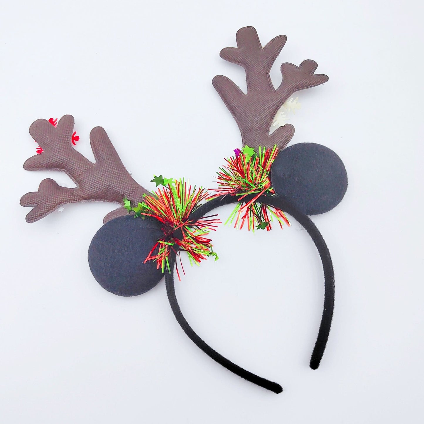 4-Pack Christmas Reindeer Antler Headbands for Parties