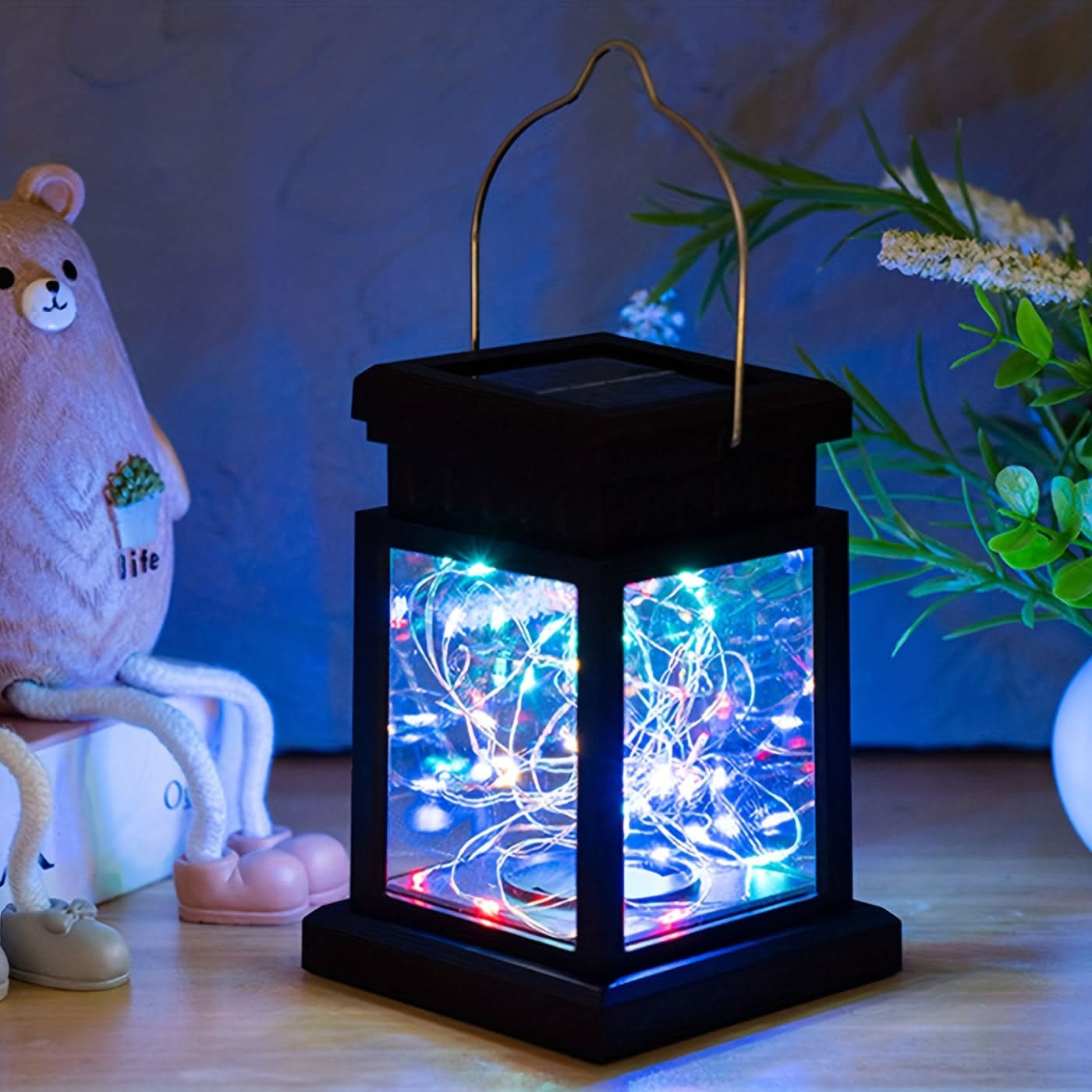 Solar-Powered Hanging Lanterns – Outdoor Garden Lights