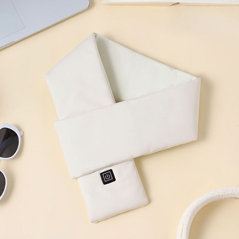USB Heated Cotton Blend Scarf for Winter