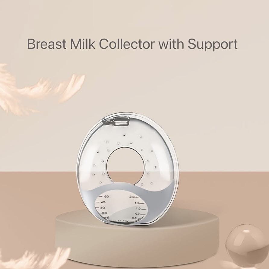 BPA-Free Silicone Breast Milk Collector Set - 2 Soft Nursing Cups