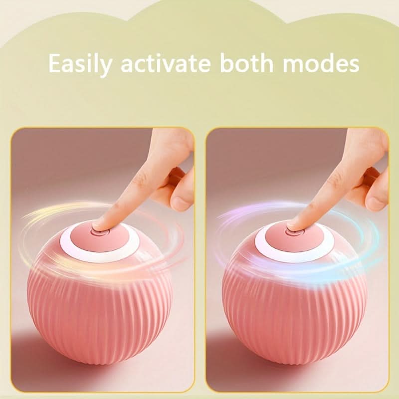 Smart Rolling Cat Toy – USB Rechargeable Electric Teasing Ball for All Breeds