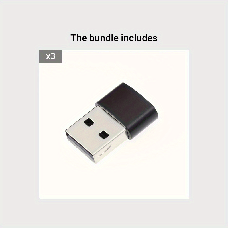 4pcs USB to USB-C Adapter