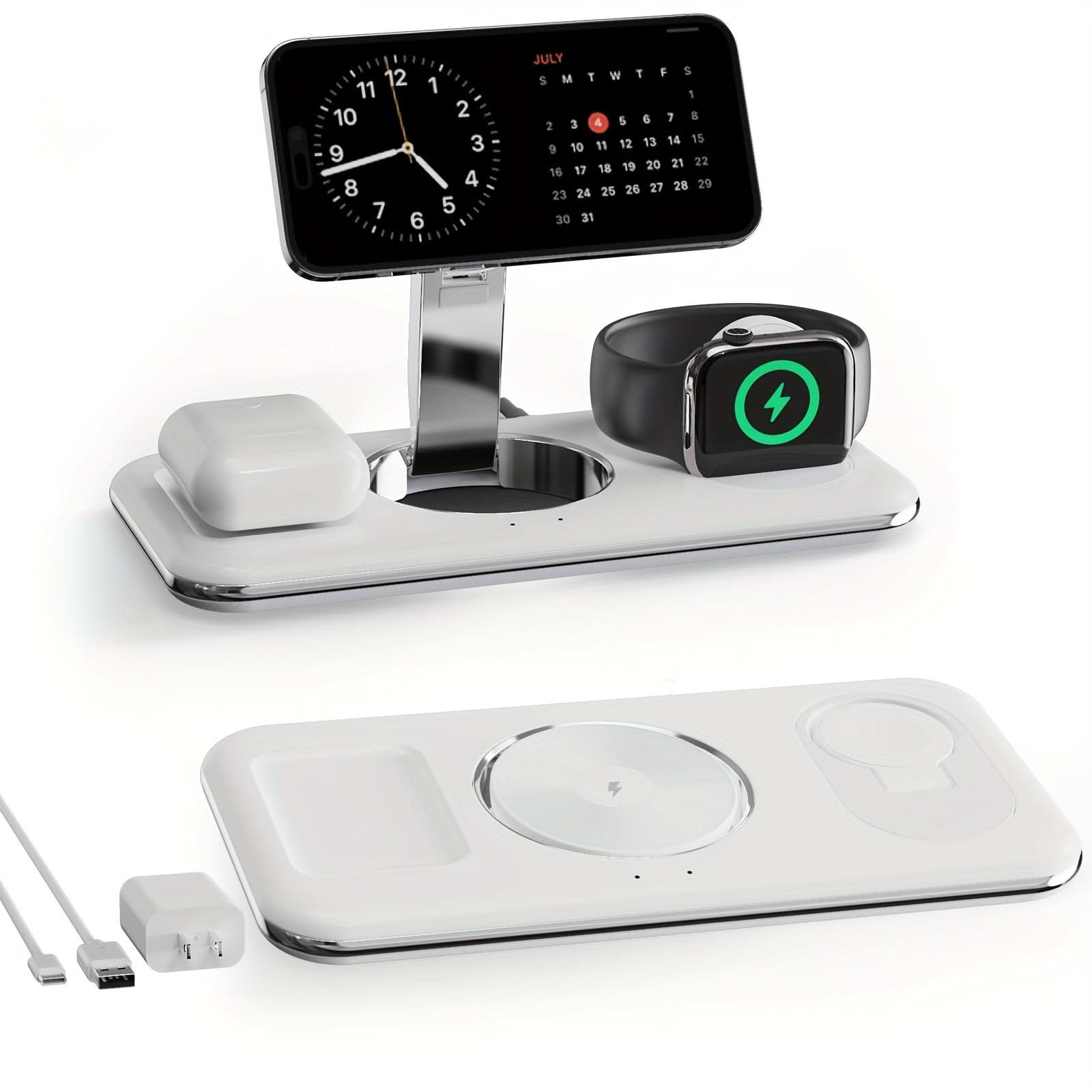 3-in-1 MagSafe Wireless Charging Station for Apple Devices
