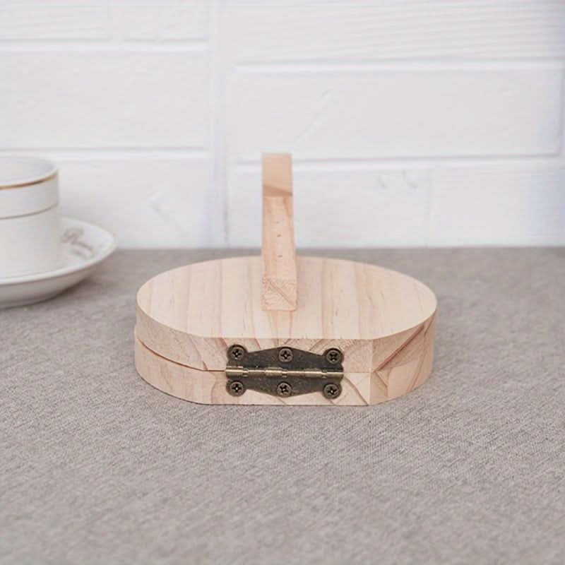 Eco-Friendly Wooden Dumpling Press - Handmade Tool
