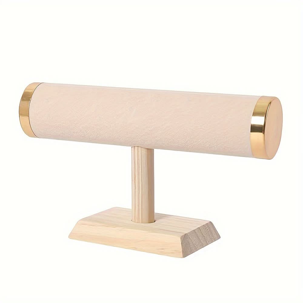 Wooden Jewelry Display Stand, Bracelet & Necklace Organizer