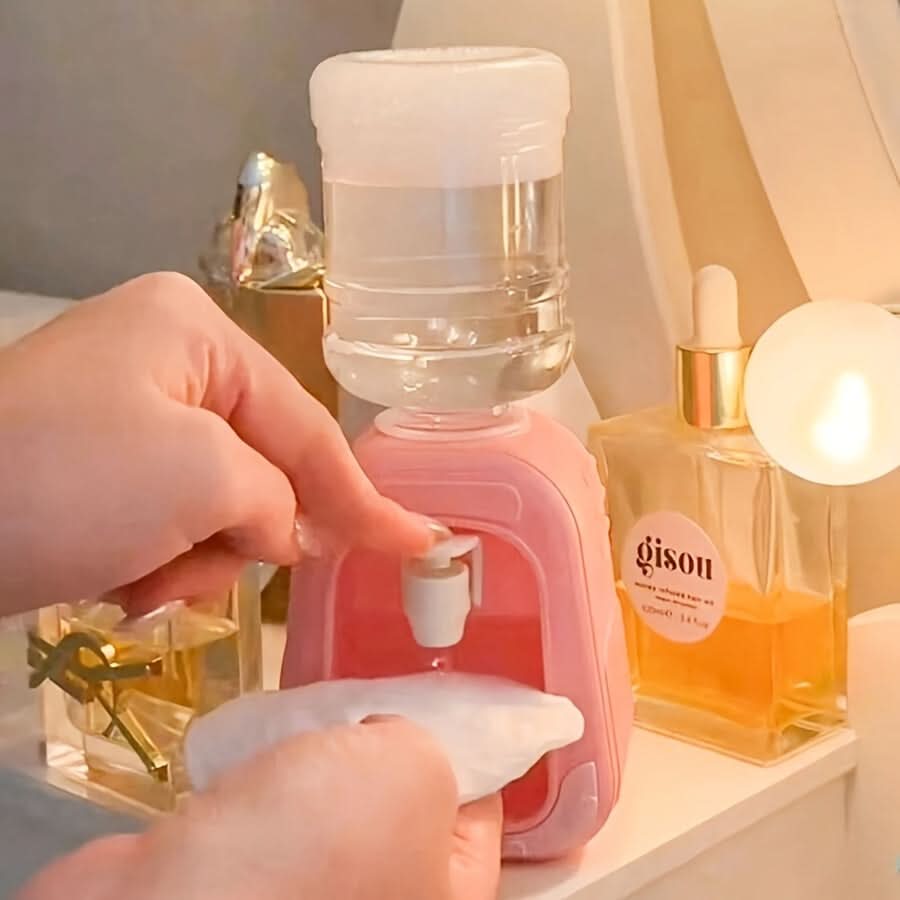 Creative Press-Type Lotion Bottle – Refillable Water Dispenser