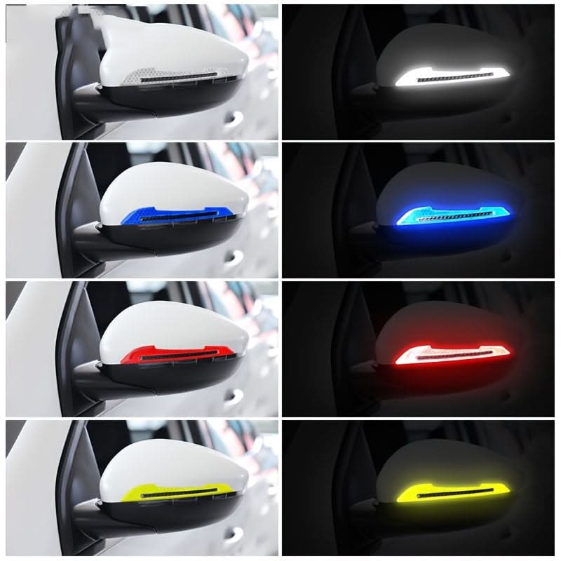 Reflective Safety Car Stickers – Rearview Mirror & Door Edge Tape