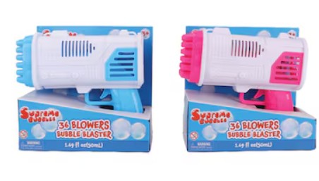 Supreme Bubbles 36 Holes Bubble Blaster 50ml Assorted