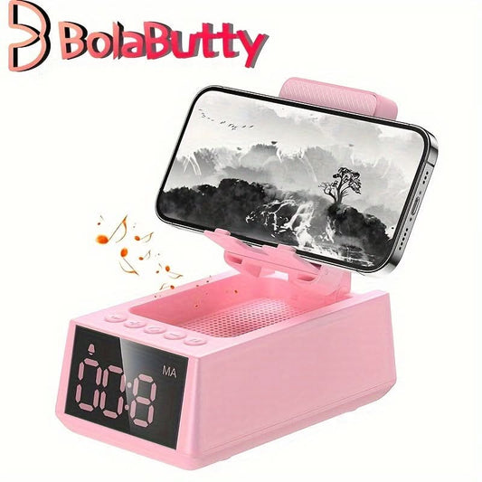 3-in-1 Multifunctional Stand with Wireless Speaker, LED Display