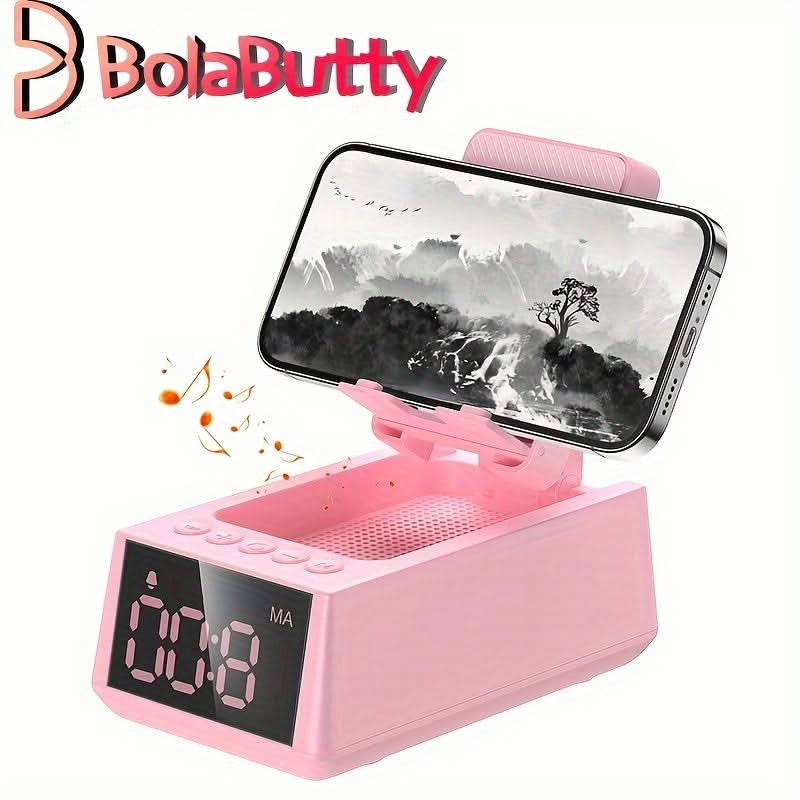 3-in-1 Multifunctional Stand with Wireless Speaker, LED Display
