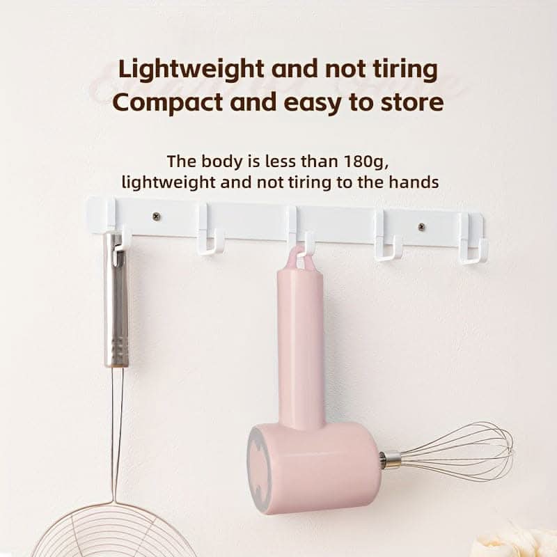 USB Charging Stainless Steel Whisk