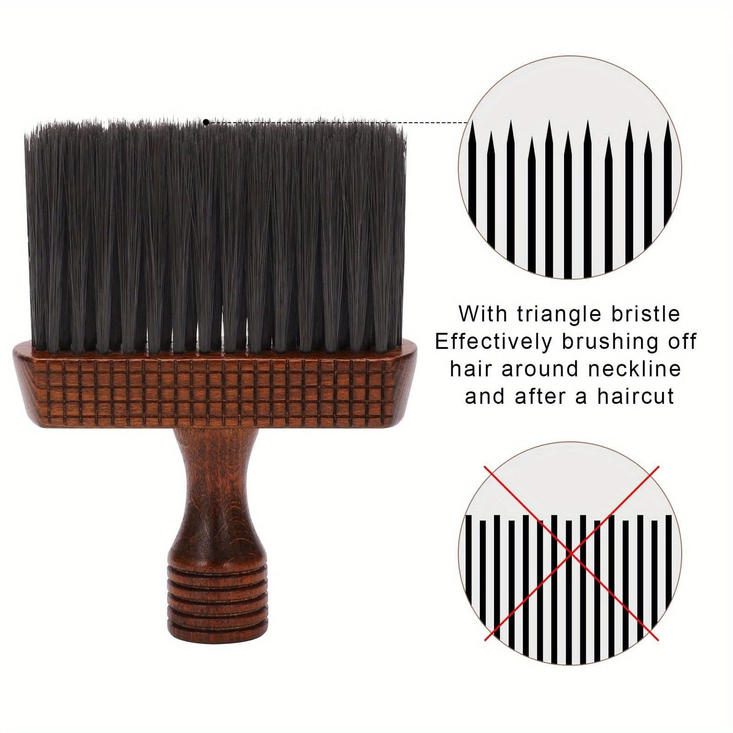 Barber Neck Duster Brush – Soft Nylon Bristles for Hair Cutting & Styling
