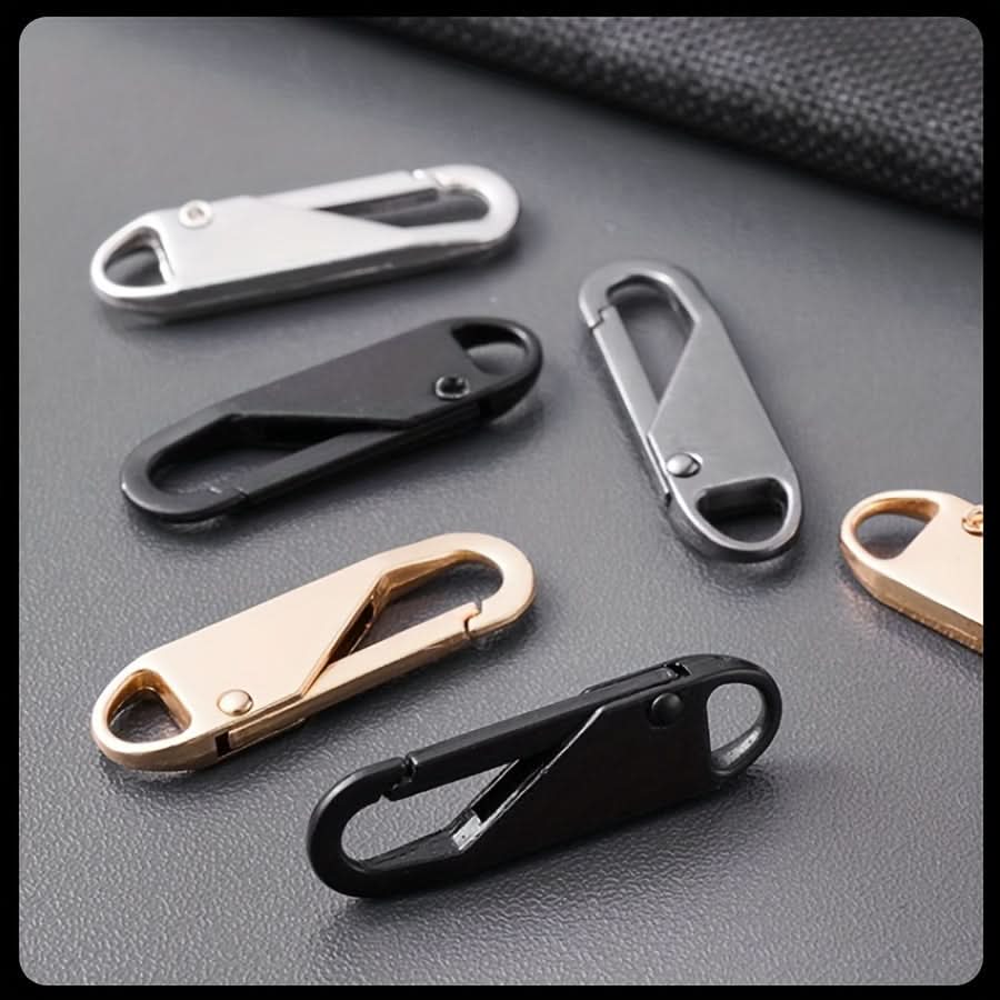 4-Pack Black Zipper Pull Replacement Set