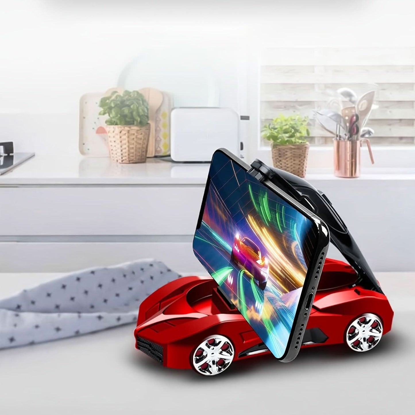 Rotatable Sports Car Model Phone Holder