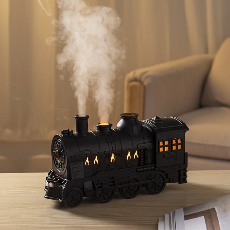 Whimsical Train-Shaped Essential Oil Diffuser - Cool Mist with Dual Spray Modes