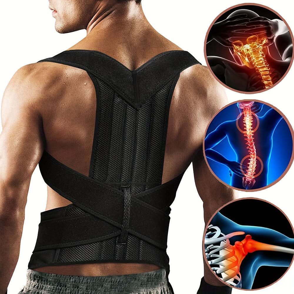 Adjustable Back Support Belt – Lumbar Brace for Back Pain Relief