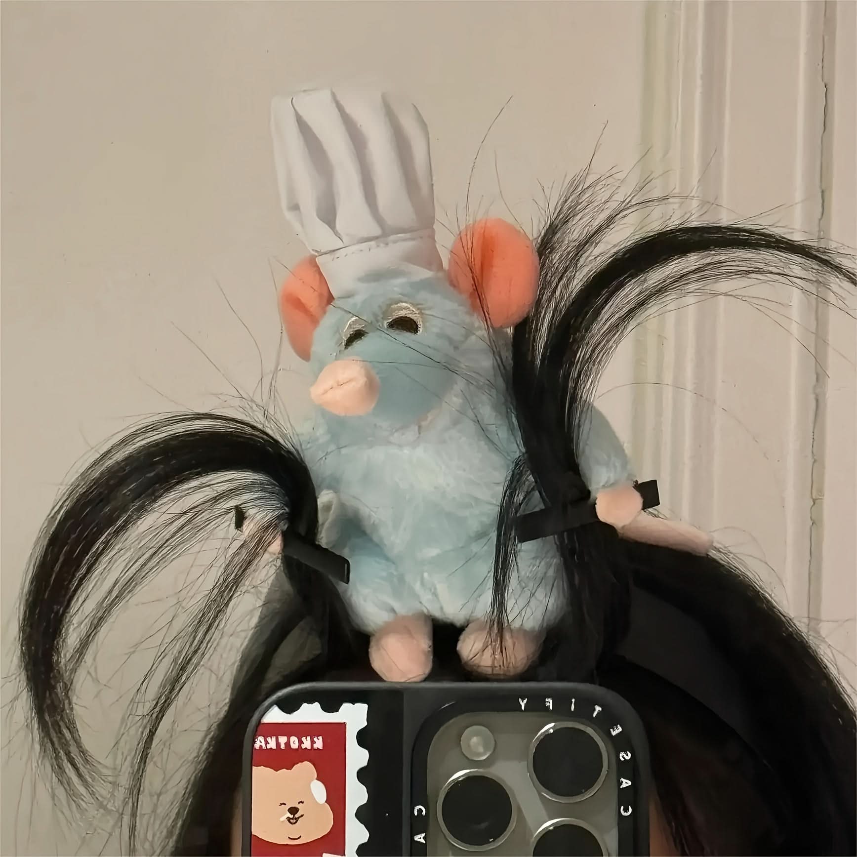 Cartoon Mouse Plush Headband for Women & Girls